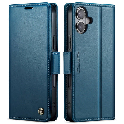 RFID Leather Card Holder Phone Case - Blue