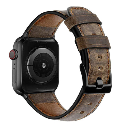 Cowhide Leather Watch Band