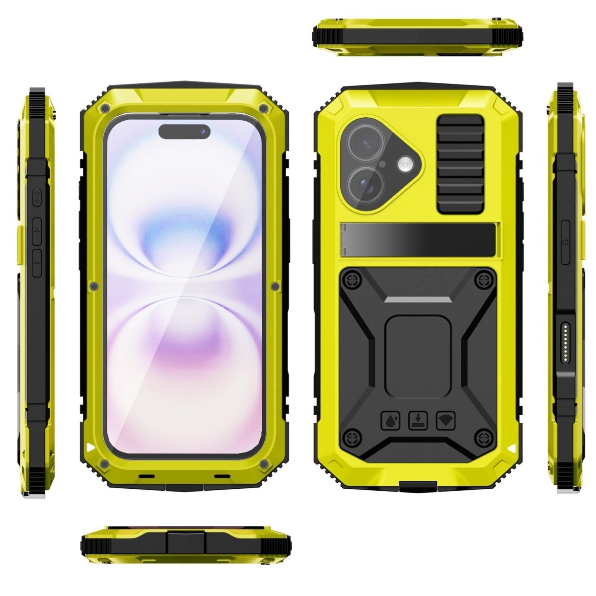 Rugged Heavy Duty Phone Case with Kickstand