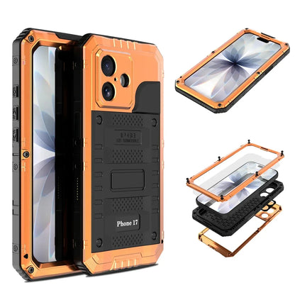 Waterproof Heavy Duty Phone Case - Orange