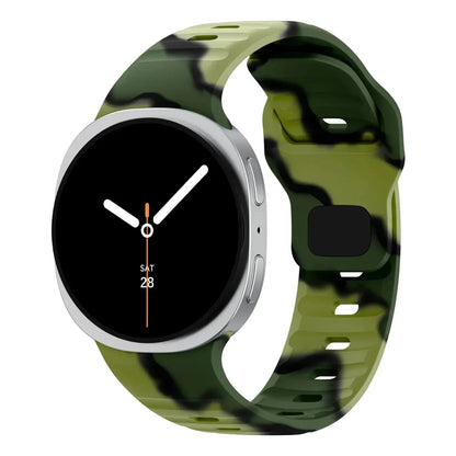 Sports Loop Band For Samsung Watch 8 - Dark Green