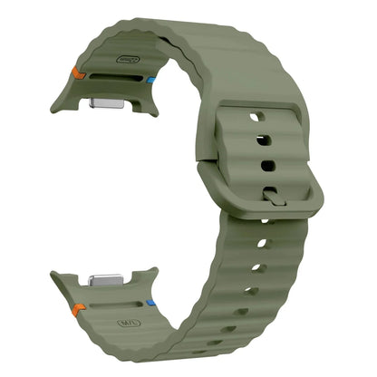Silicone Sports Band For Samsung Watch 8 - Army Green