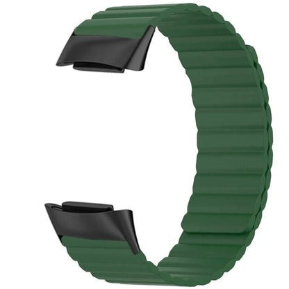 Magnetic Silicone Band For Fitbit Charge - Green