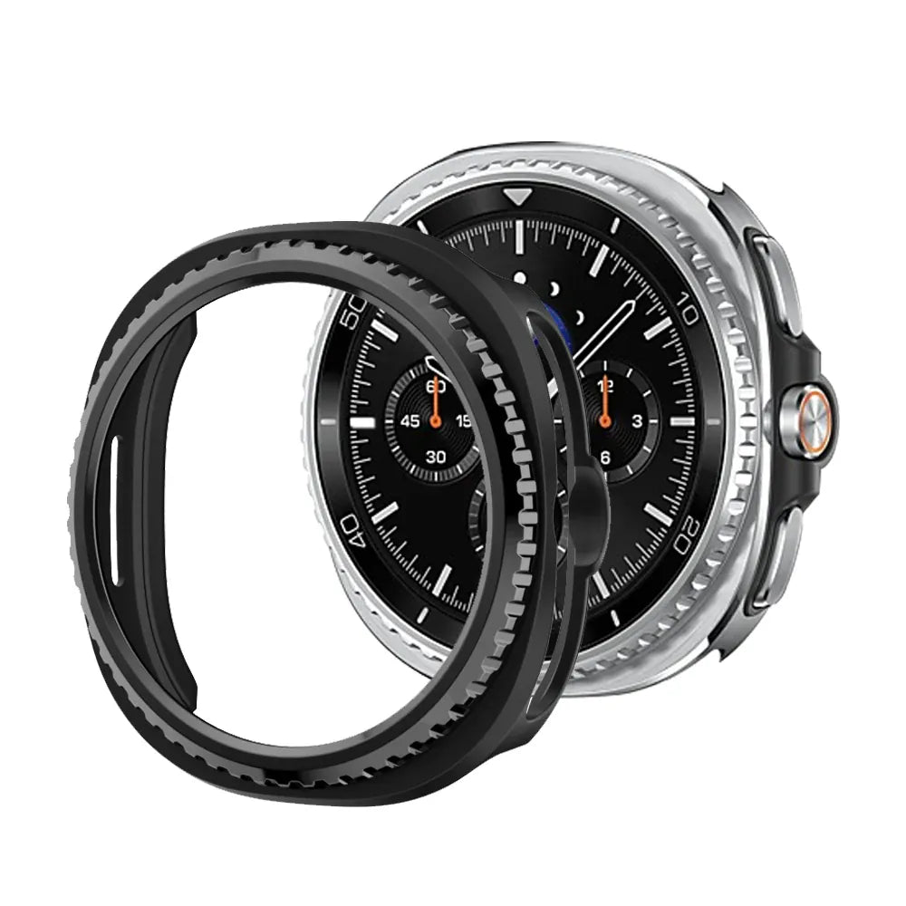Bezel Protective Case For Samsung Watch 8 Classic - Black