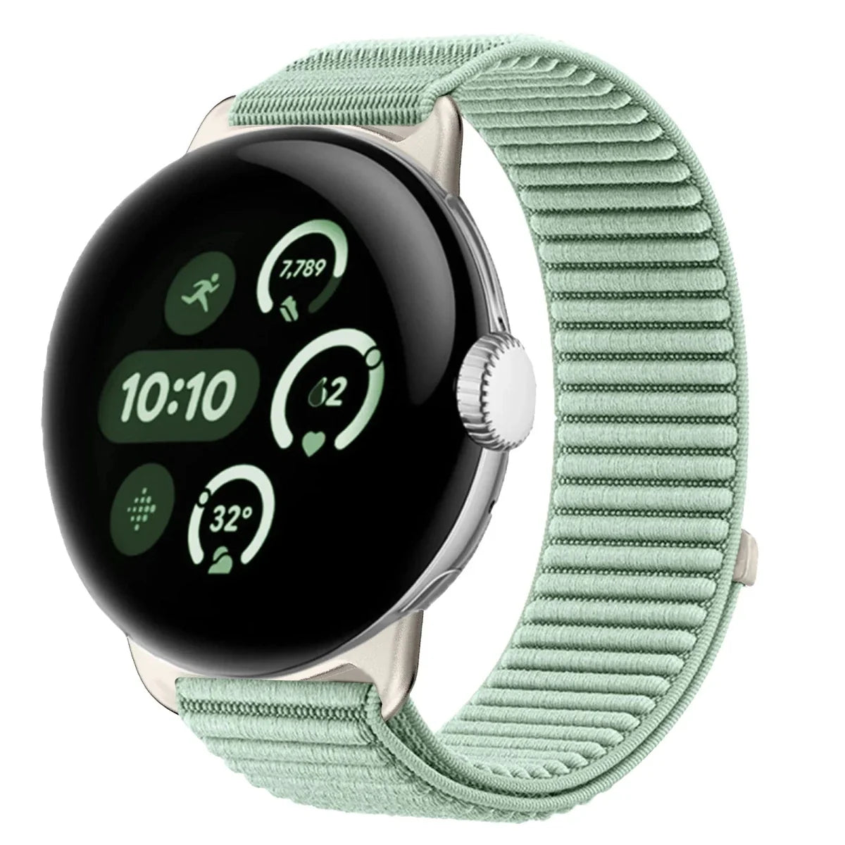 Nylon Band For Google Pixel Watch - Turquoise blue