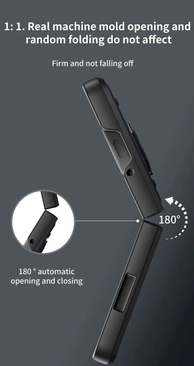 Magnetic Shockproof Case With Camera Cover For Samsung Z Fold