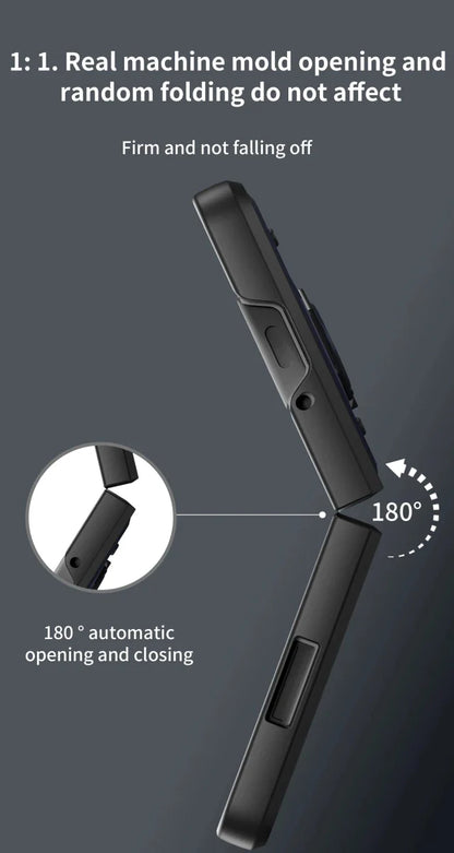 Magnetic Shockproof Case With Camera Cover For Samsung Z Fold