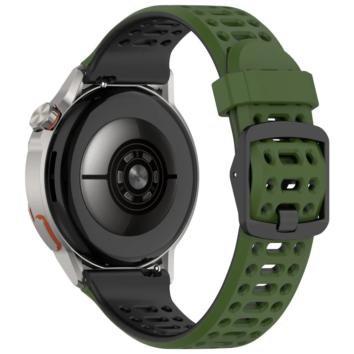 2 Tone Buckle Sports Band For Samsung Watch - Army Green Black