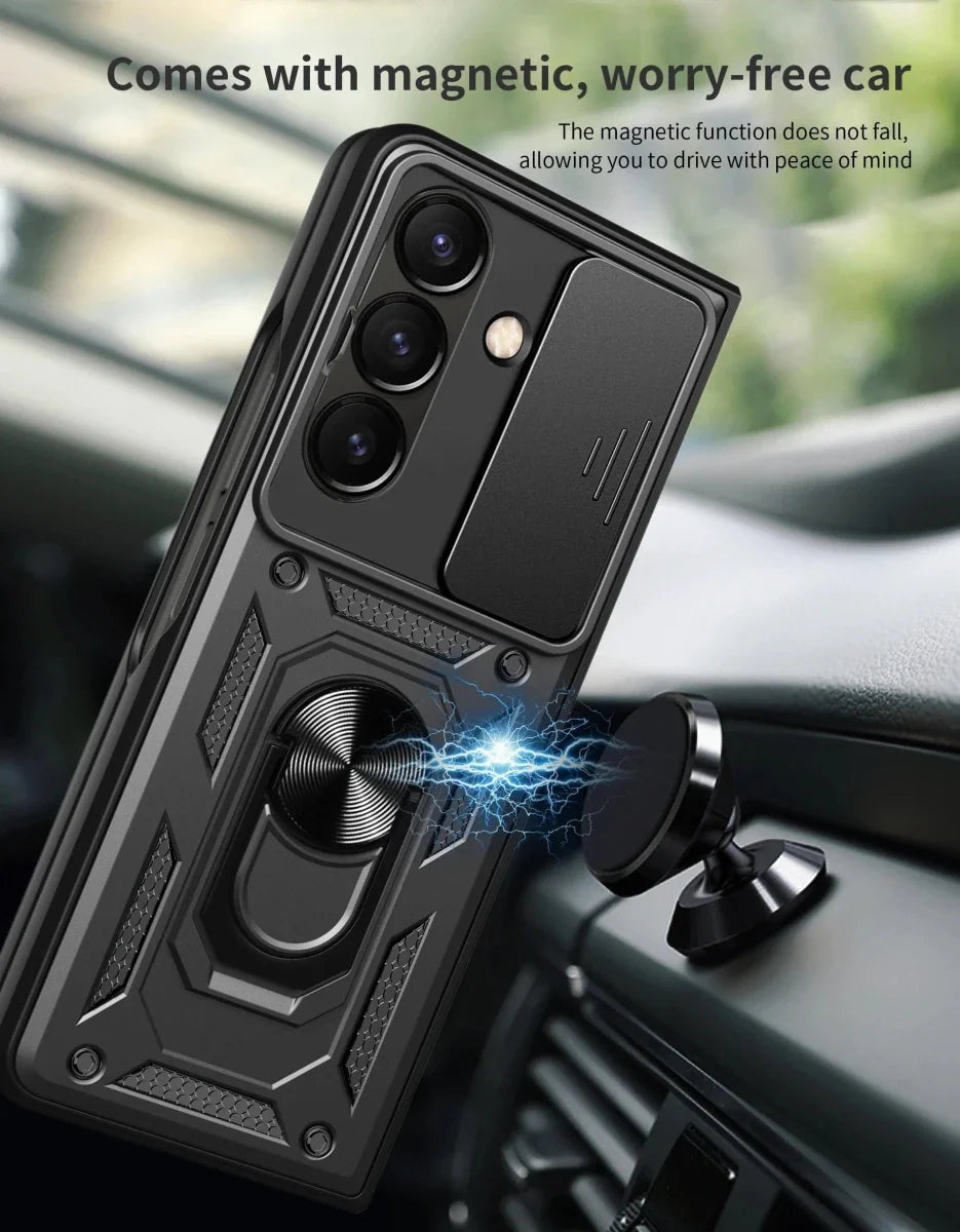 Magnetic Shockproof Case With Camera Cover For Samsung Z Fold