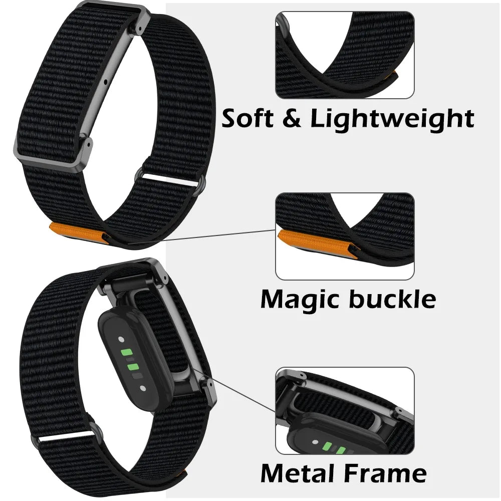 Ribbed Nylon Loop Band For Fitbit Air