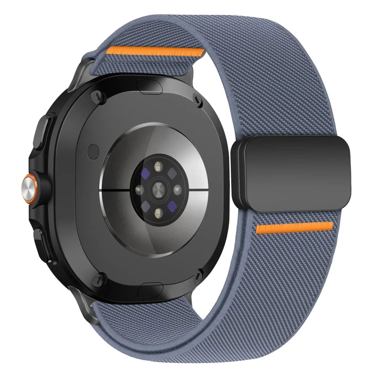 Magnetic Nylon Sports Band For Samsung Watch 8 - Blue Gray
