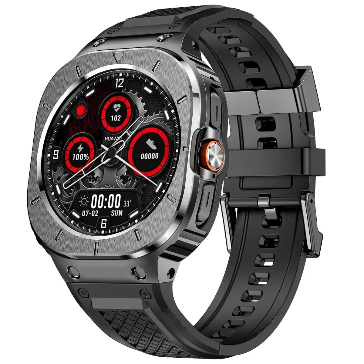 Tactical Band With Shockproof Case For Samsung Watch Ultra - Grey