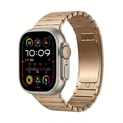 Link Stainless Steel Watch Band - Rose Gold