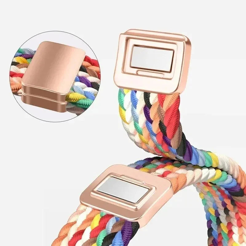 Slim Braided Magnetic Sports Watch Band
