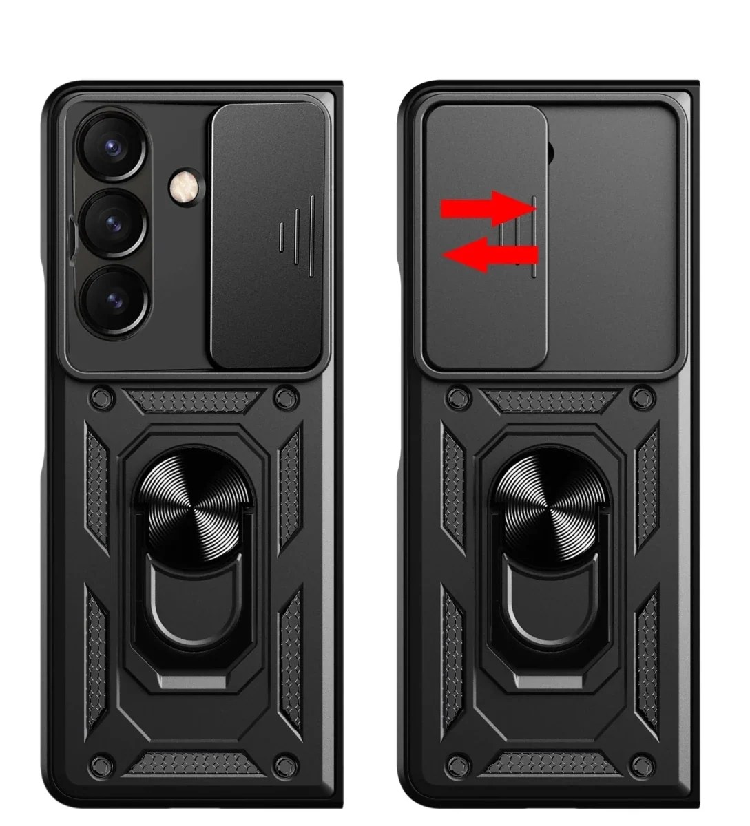 Magnetic Shockproof Case With Camera Cover For Samsung Z Fold
