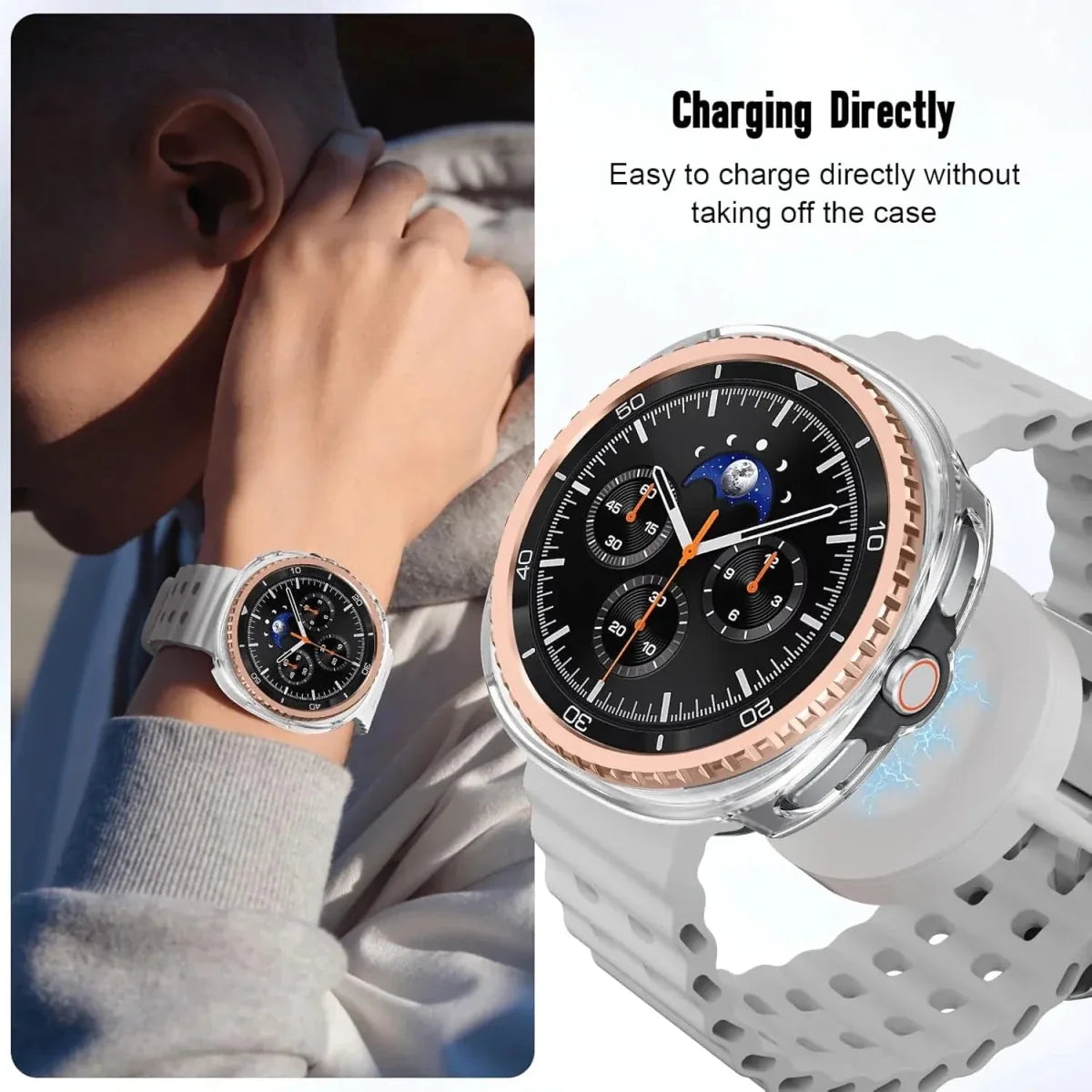 Bezel Protective Case For Samsung Watch 8 Classic