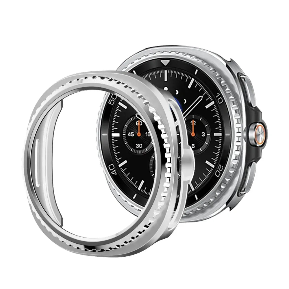Bezel Protective Case For Samsung Watch 8 Classic - Silver