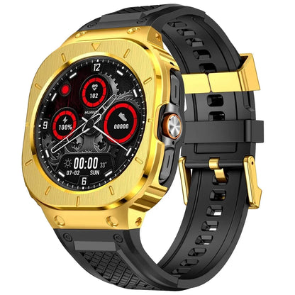 Tactical Band With Shockproof Case For Samsung Watch Ultra - Gold