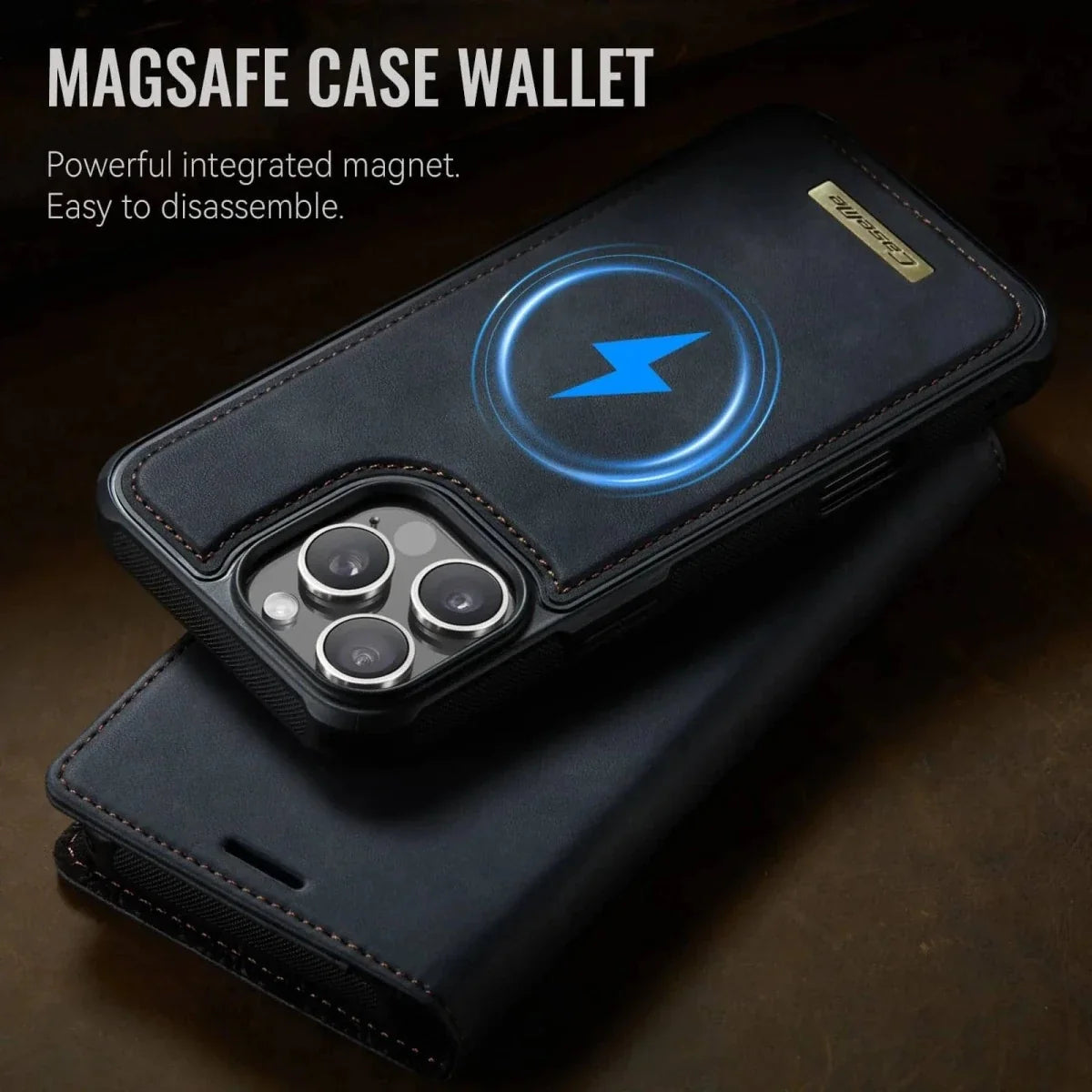 RFID Detachable Leather Card Holder Phone Case