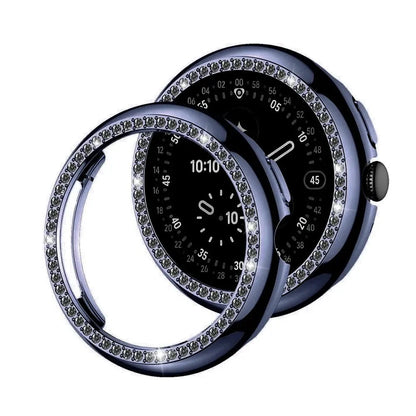 Rhinestone Diamond Case For Google Pixel Watch - Midnight Blue