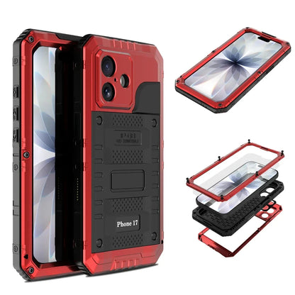 Waterproof Heavy Duty Phone Case - Red