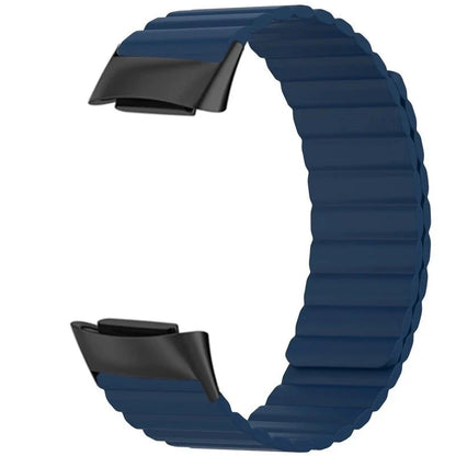 Magnetic Silicone Band For Fitbit Charge - Blue