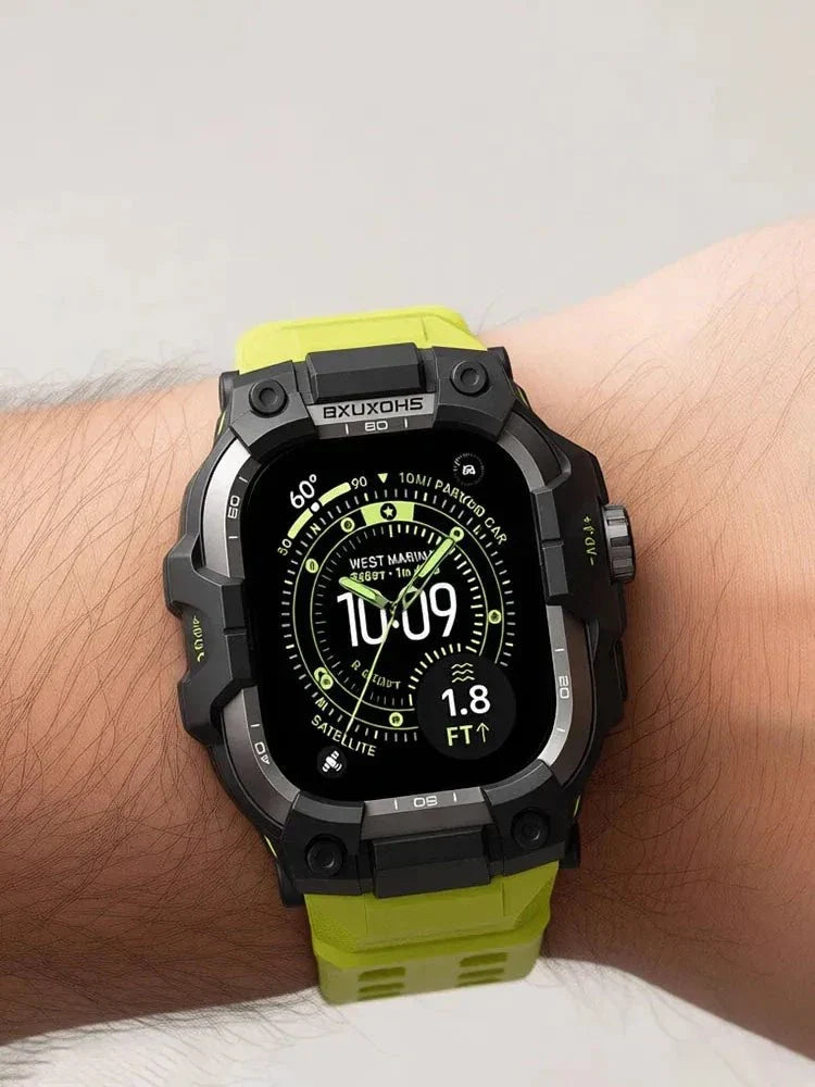 Tactical Watch Band With Built In Case