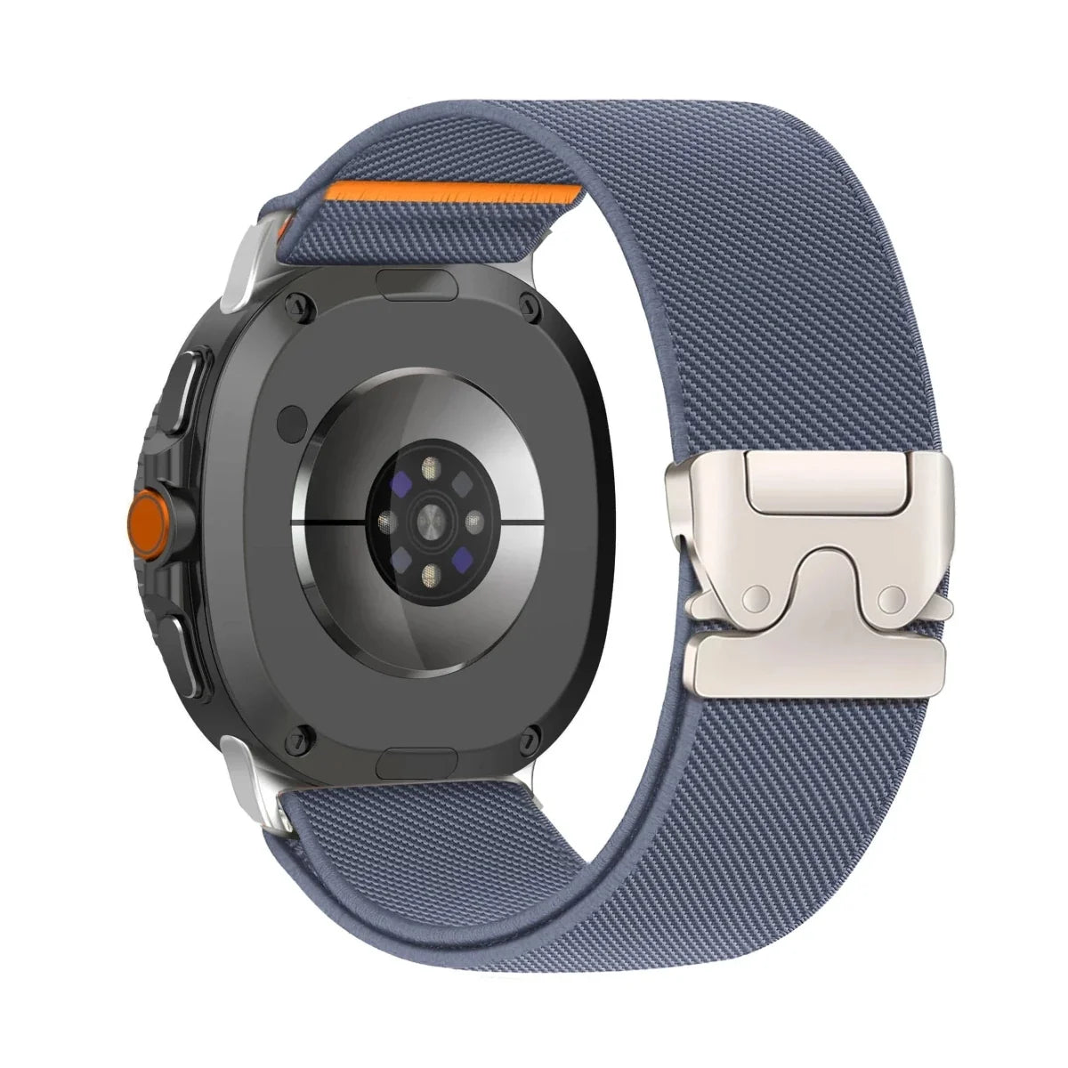 Nylon Parachute Sports Band For Samsung Watch 8 - Blue Gray