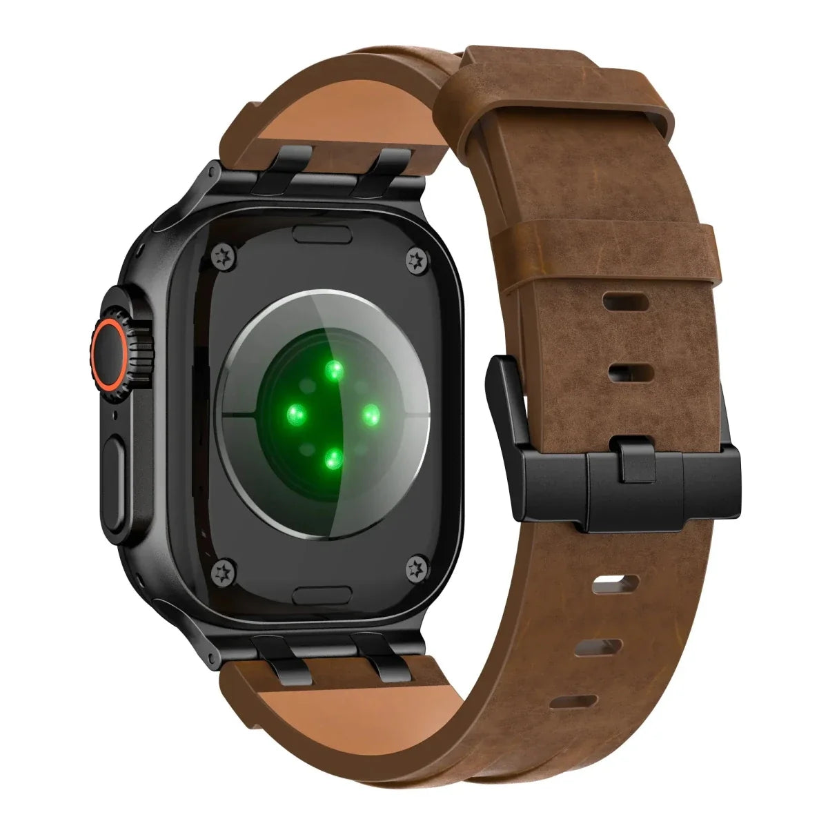 Brushed Leather Watch Band
