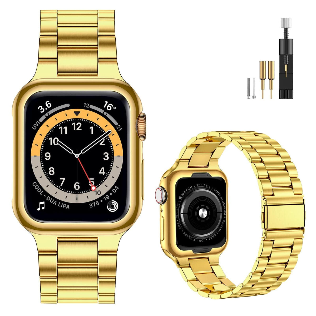 Stainless Steel Watch Band - Gold