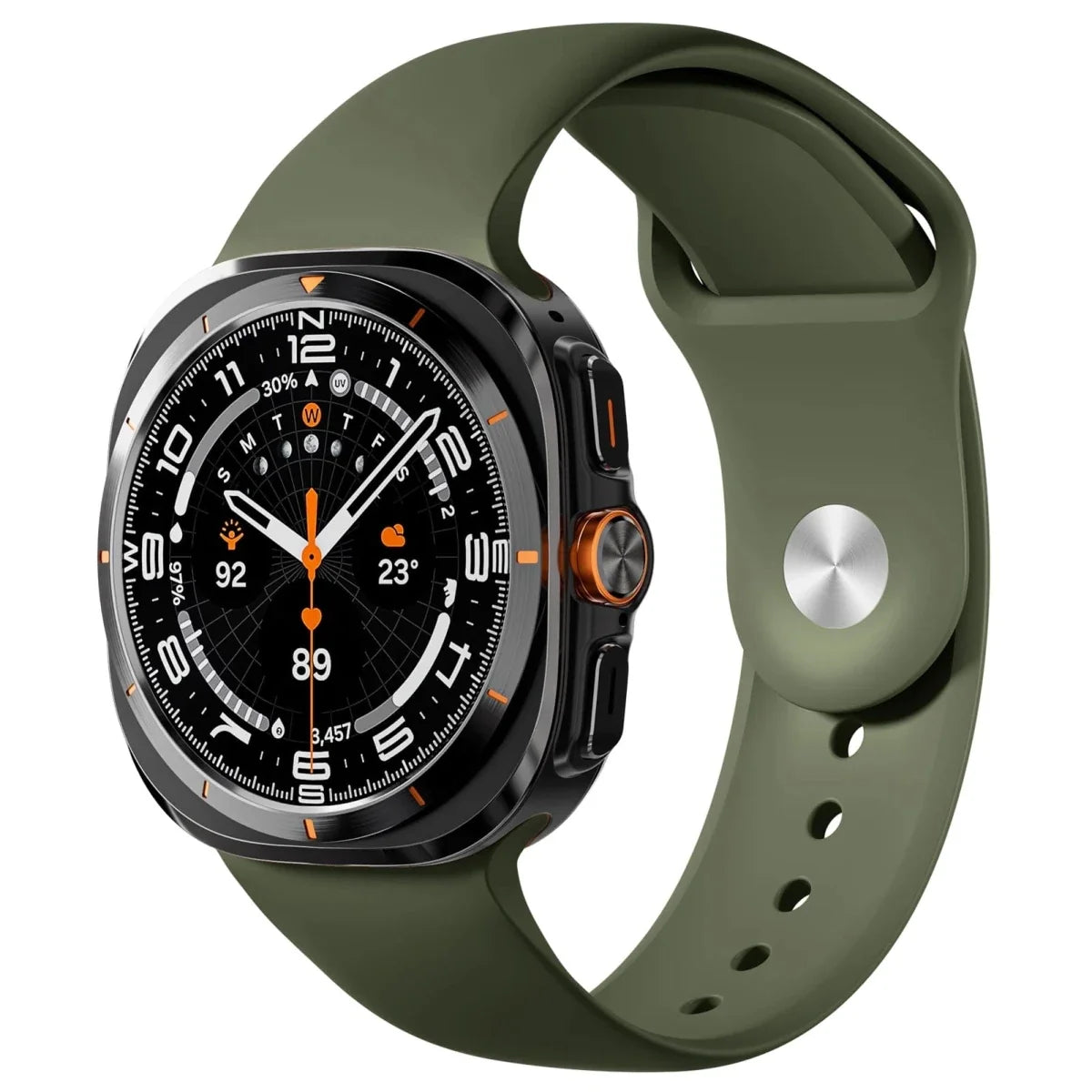 Sport Loop Watch Band For Samsung 7 Ultra - Army Green
