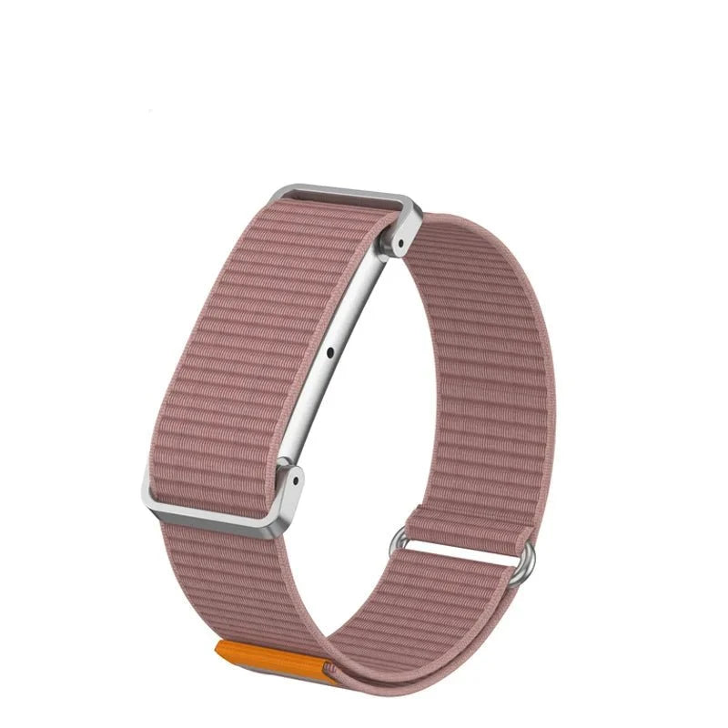 Ribbed Nylon Loop Band For Fitbit Air - Light Plum