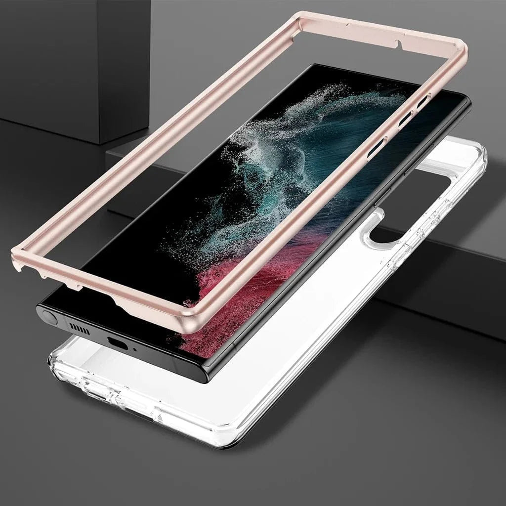 Marble Geometric Case For Samsung Galaxy
