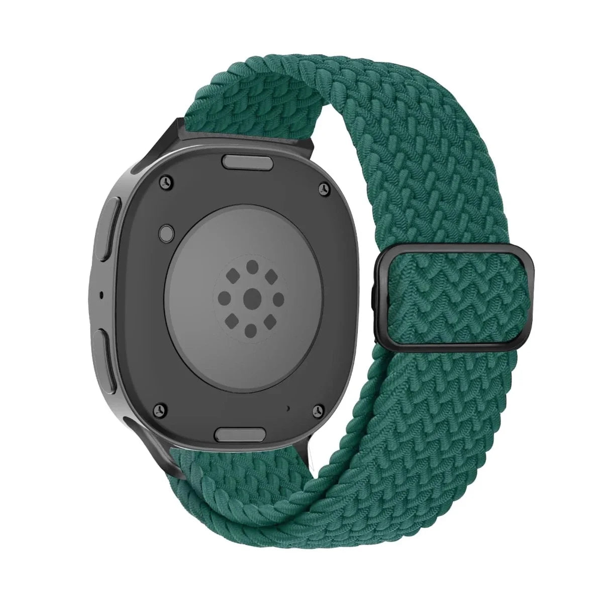 Braided Solo Loop Band For Samsung Watch 8 - Rainforest Green