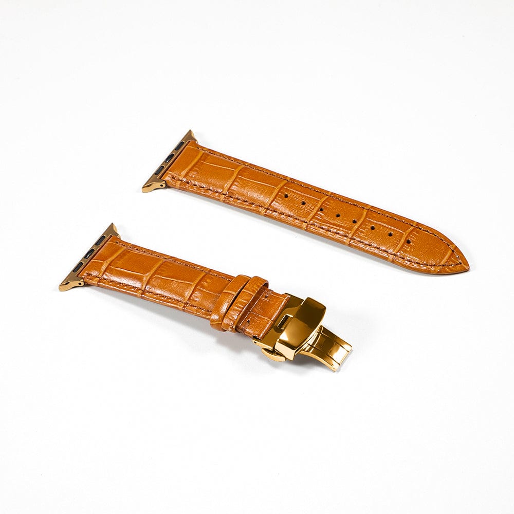 Soft Leather Watch Band - Brown