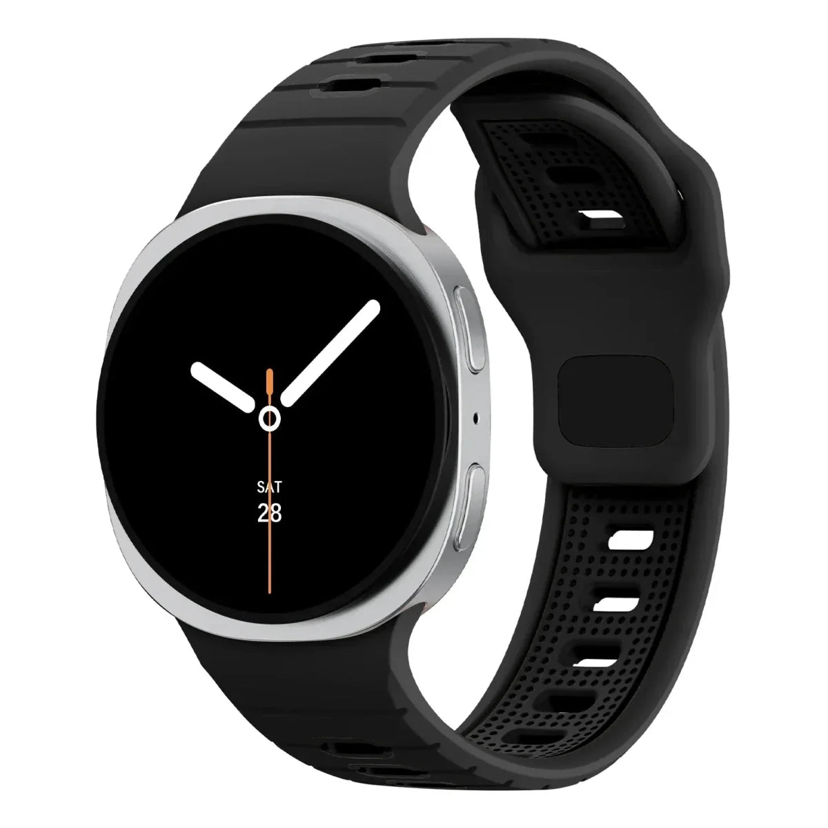2 Tone Sports Band for Samsung Watch 8 - Black
