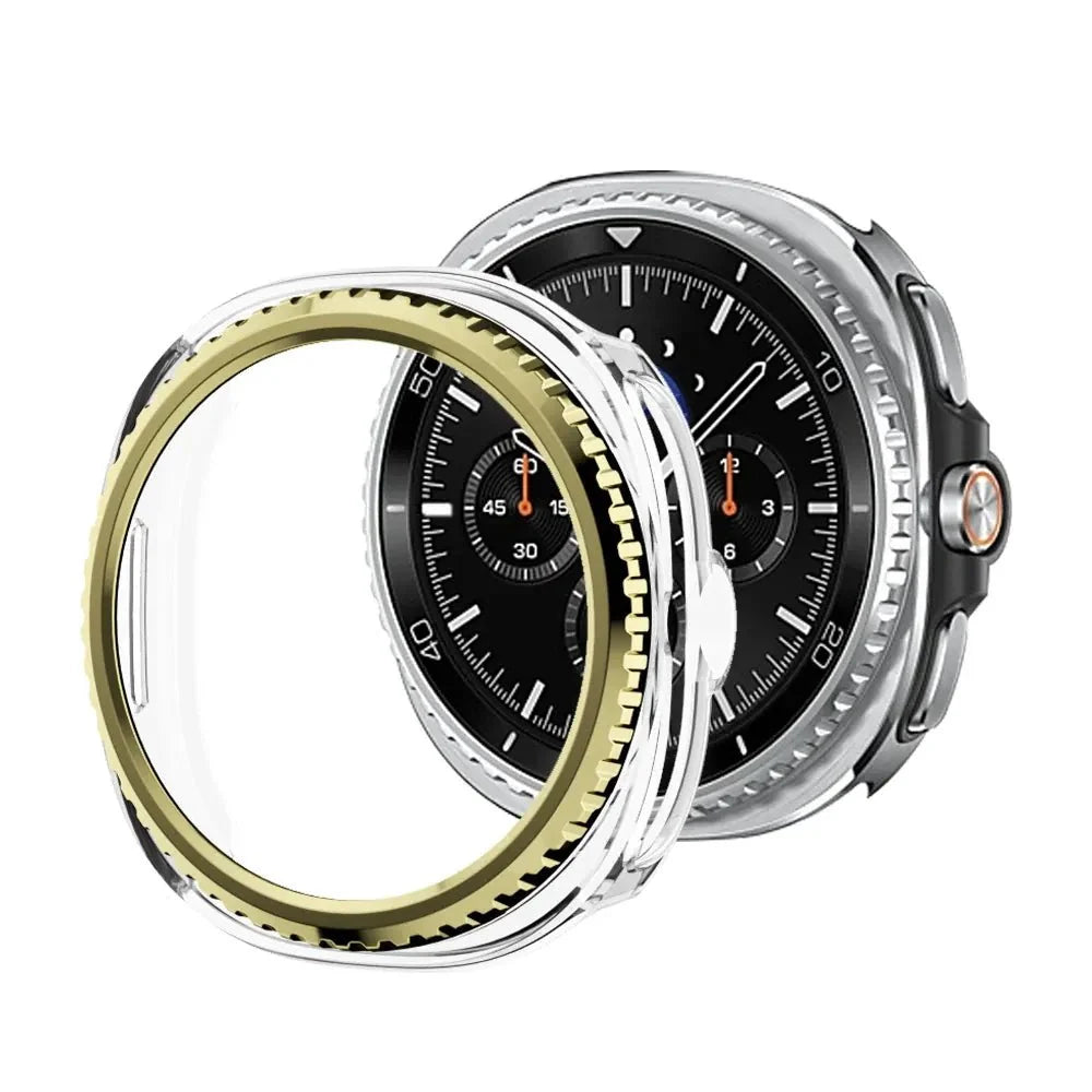 Bezel Protective Case For Samsung Watch 8 Classic - Gold