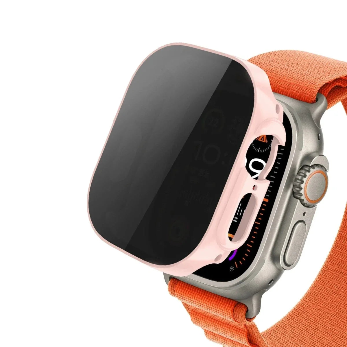 Privacy Tempered Glass Watch Screen Protector - Pink Sand