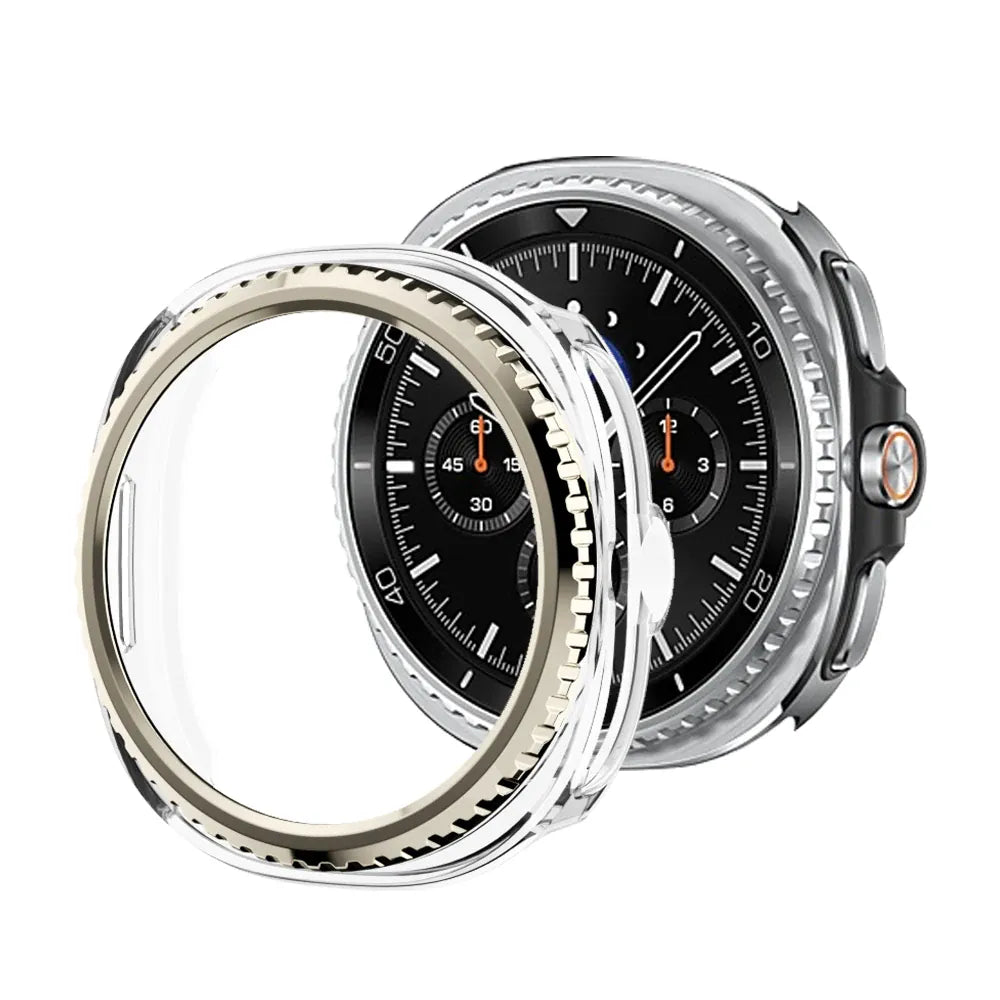 Bezel Protective Case For Samsung Watch 8 Classic - Starlight