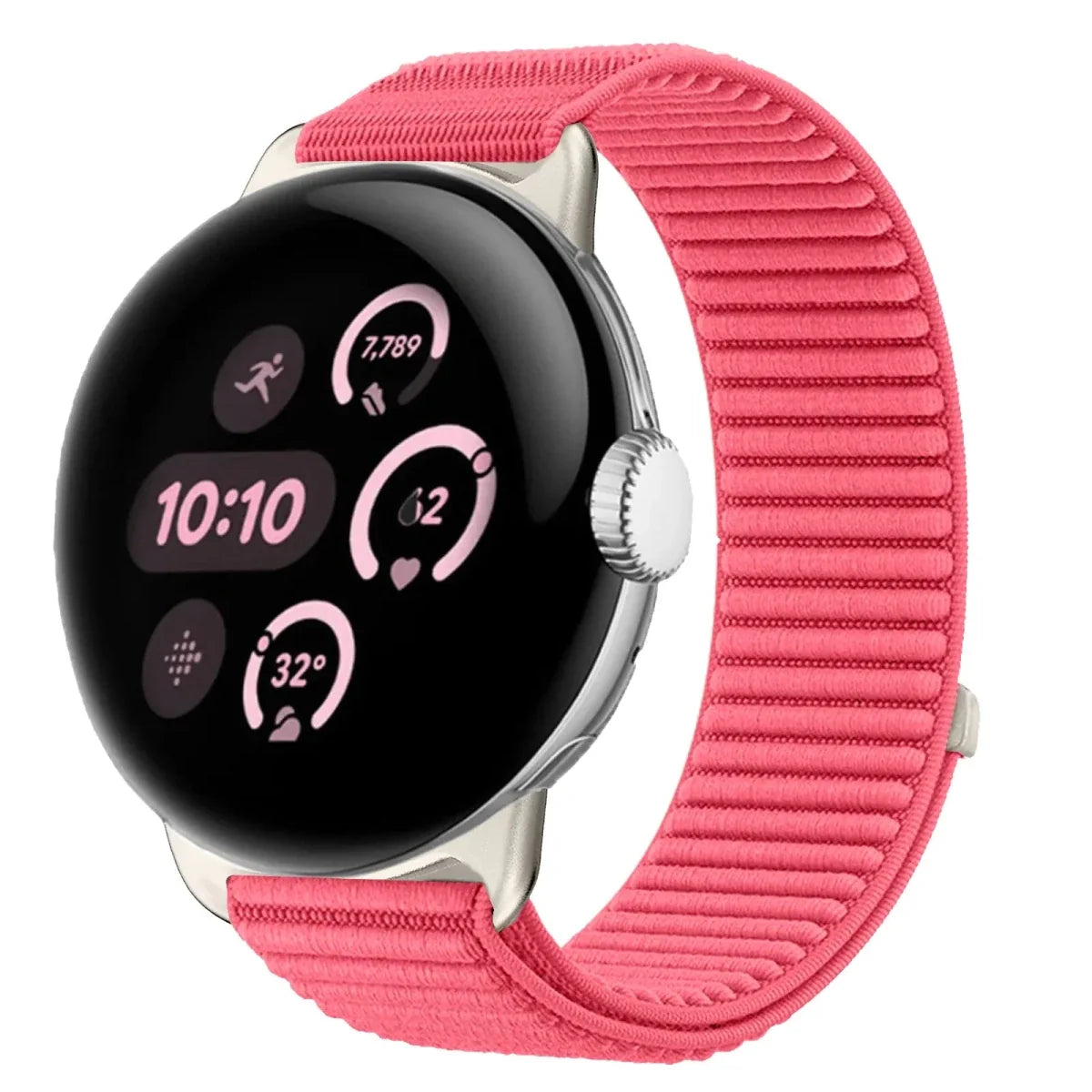 Nylon Band For Google Pixel Watch - Water red