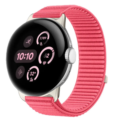 Nylon Band For Google Pixel Watch - Water red