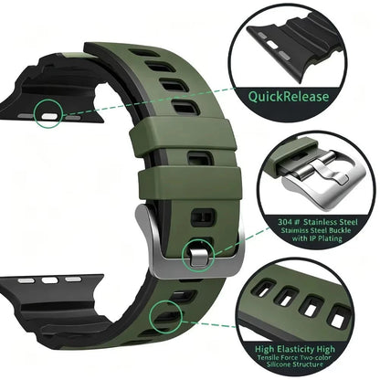 Tactical Silicone Watch Band
