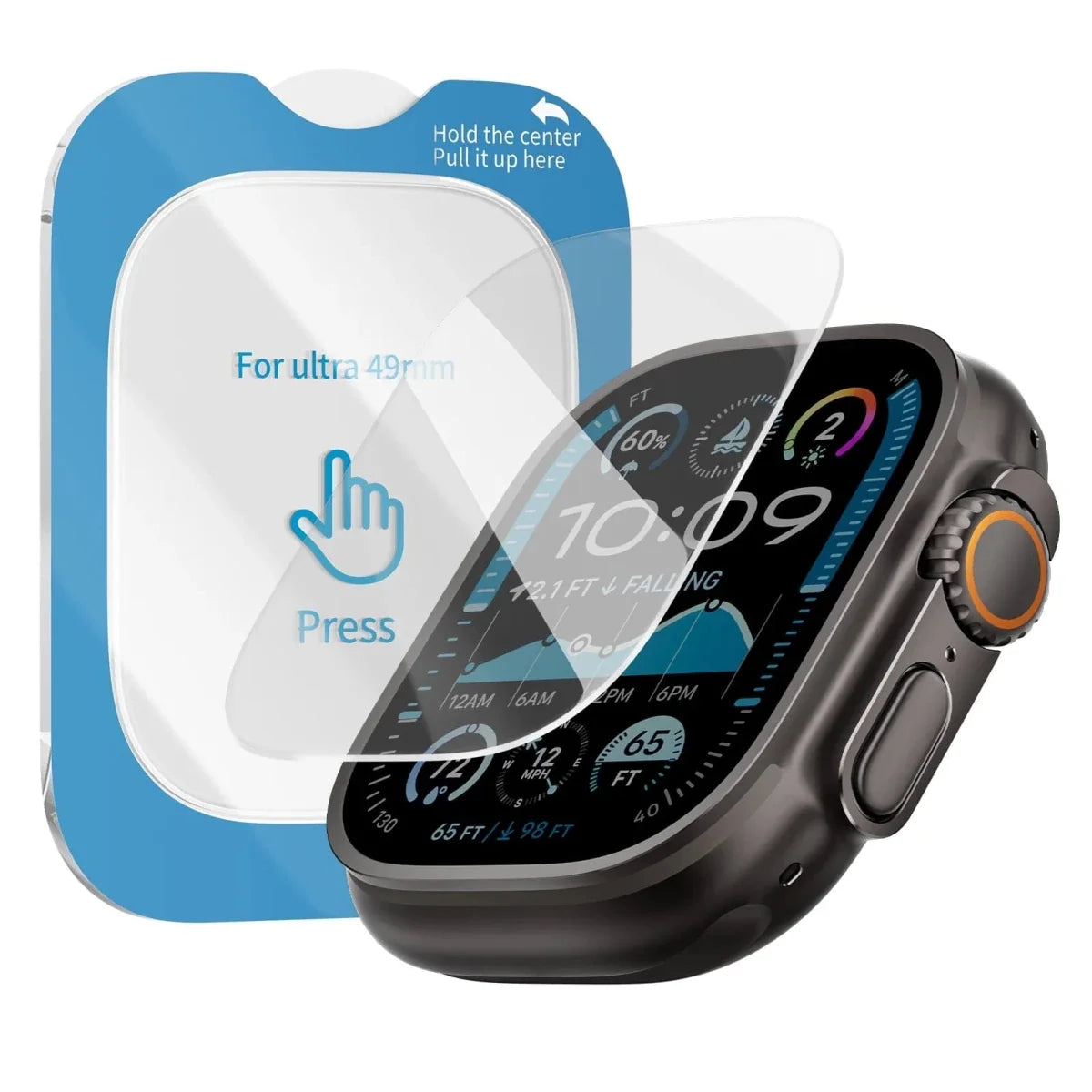 Tempered Glass Apple Watch Ultra Screen Protector