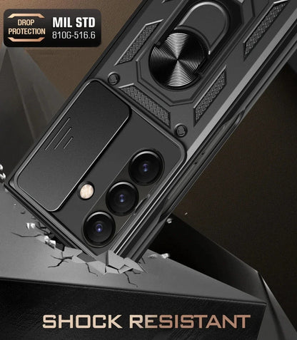 Magnetic Shockproof Case With Camera Cover For Samsung Z Fold