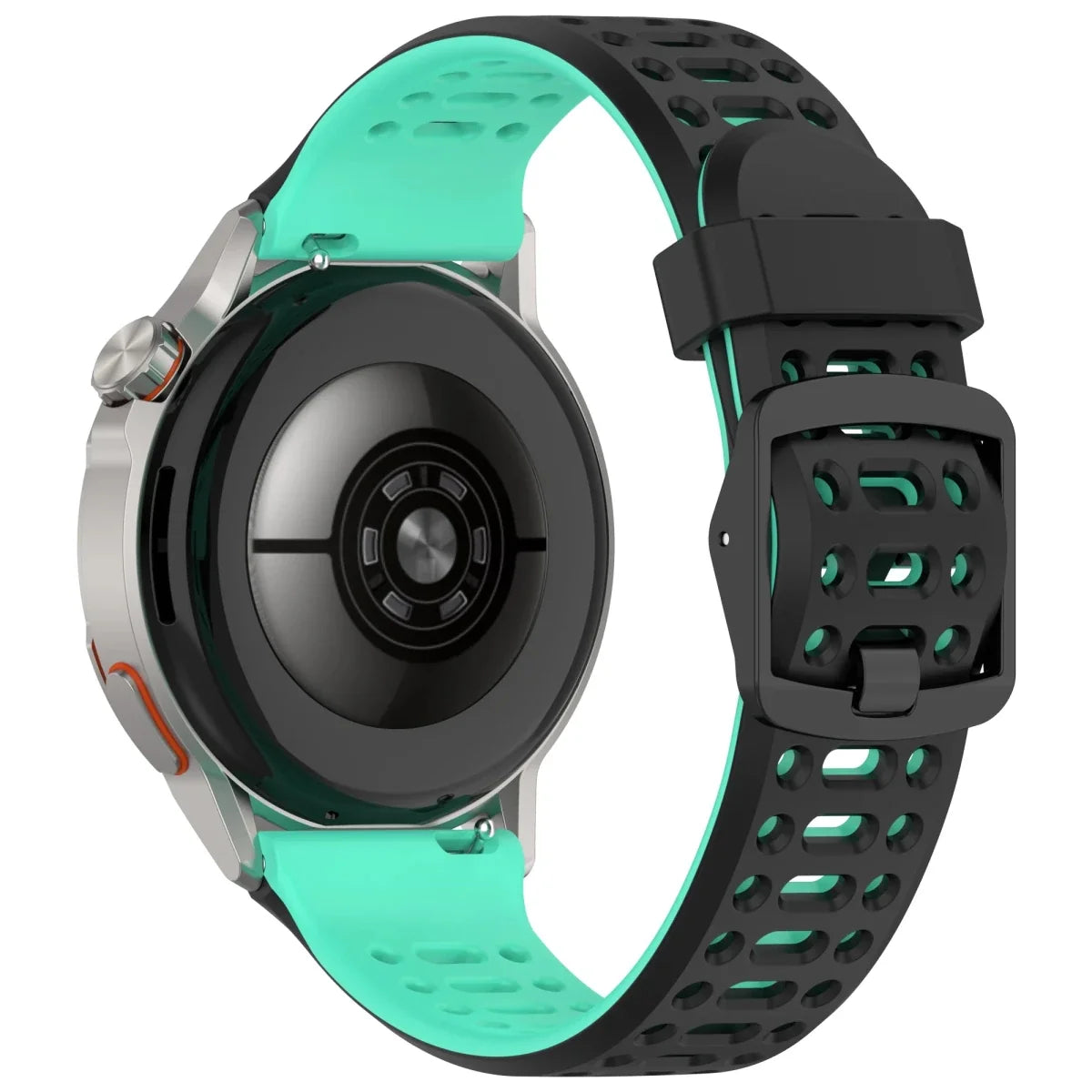 2 Tone Buckle Sports Band For Samsung Watch - Black Blue