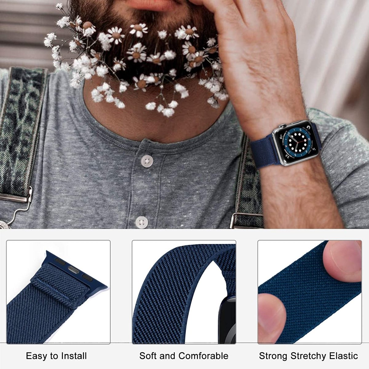 Adjustable Nylon Watch Band