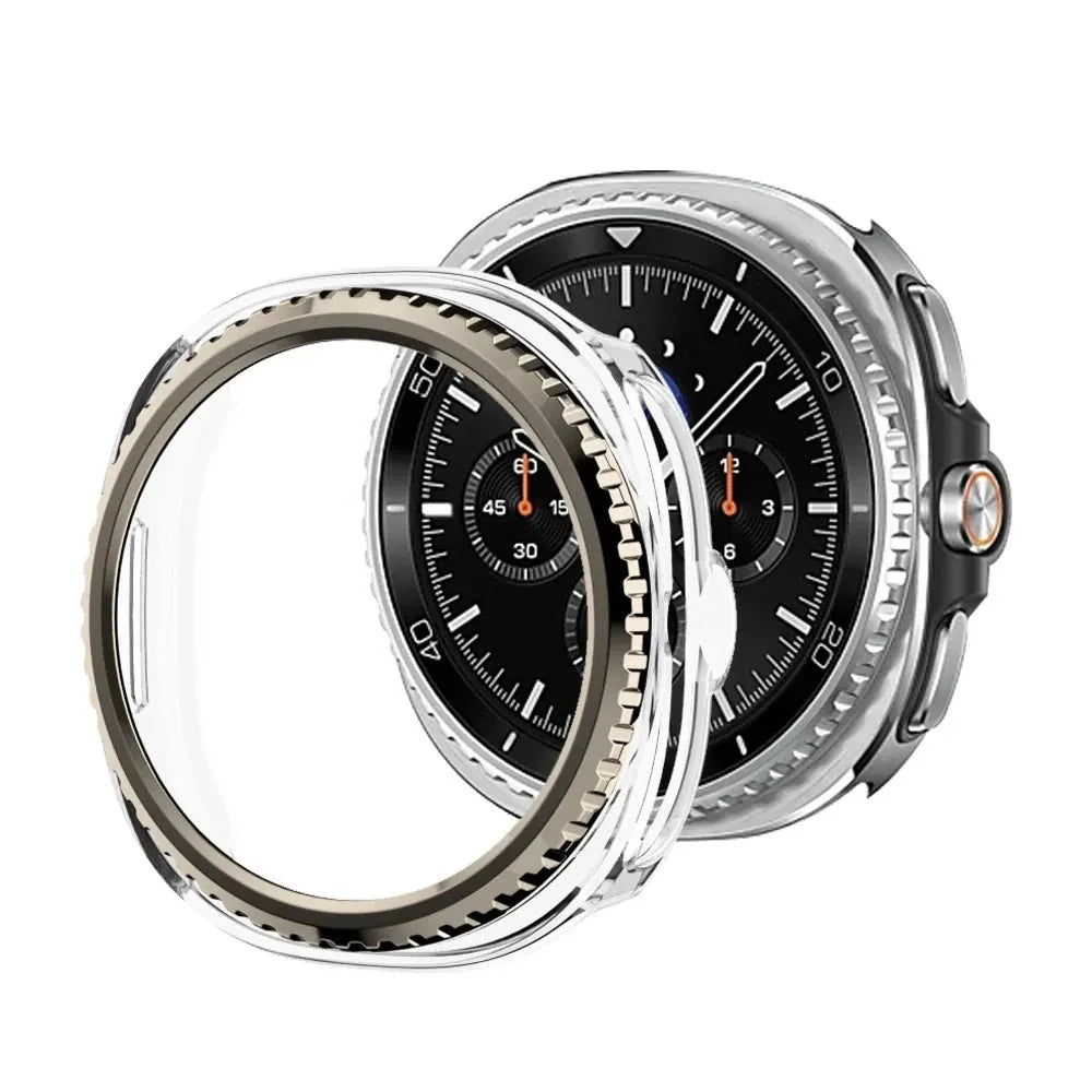 Bezel Protective Case For Samsung Watch 8 Classic - Titanium