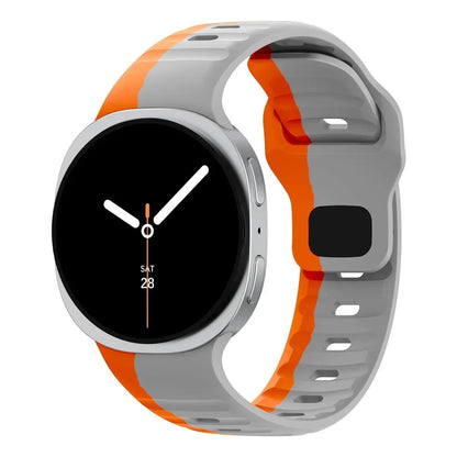 Sports Loop Band For Samsung Watch 8 - Gray Orange