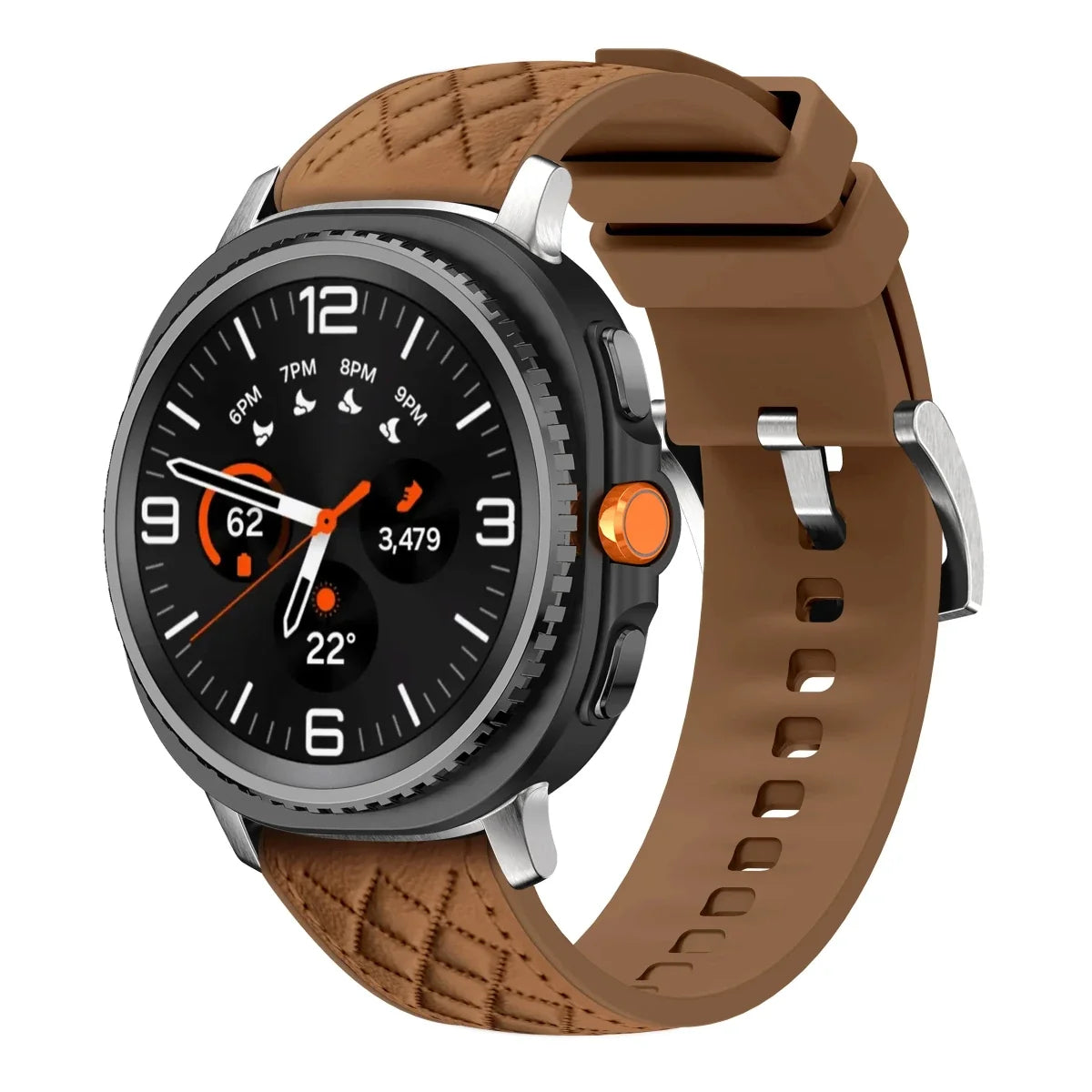 Quilted Leather Sports Band For Samsung Watch 8