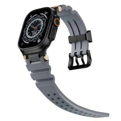 Mens Watch Band - Gray - Black
